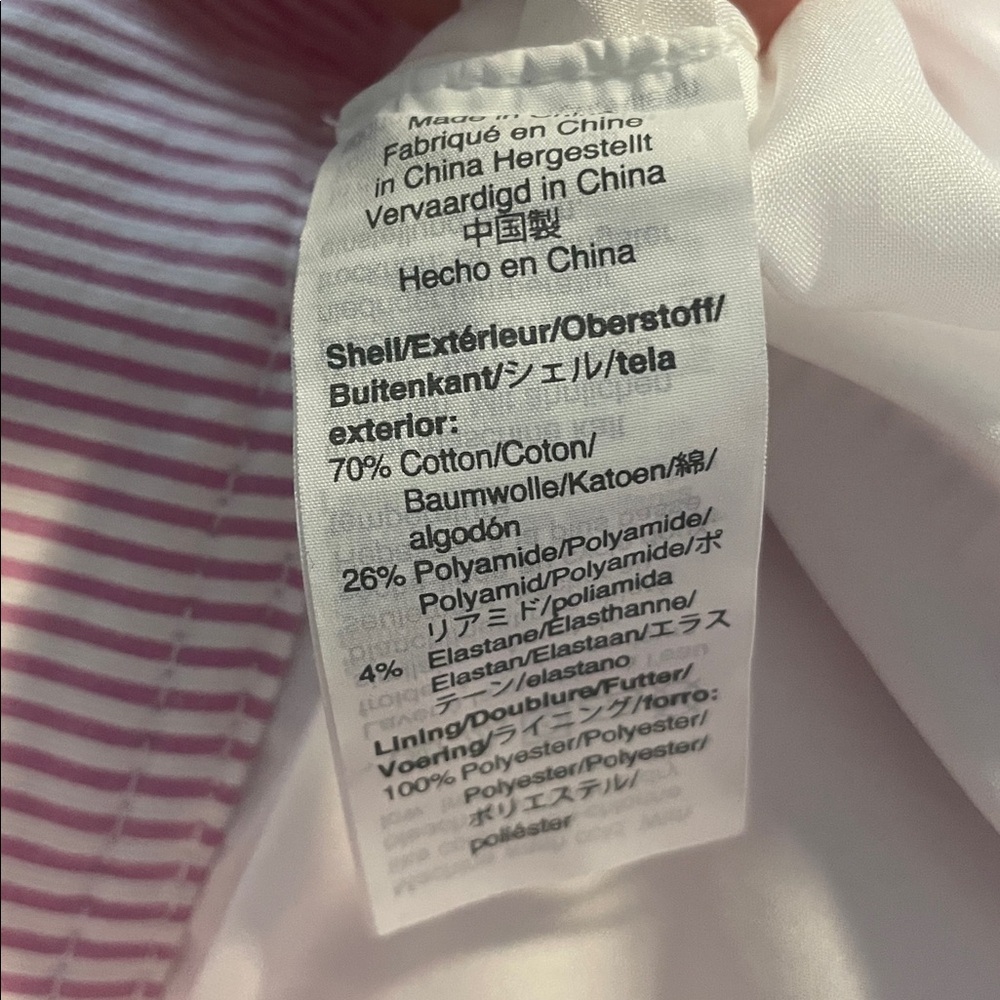 NWT J CREW Seersucker Skirt Sz. 10 - Picture 5 of 5